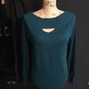 Maurices boat neck key-hole sweater